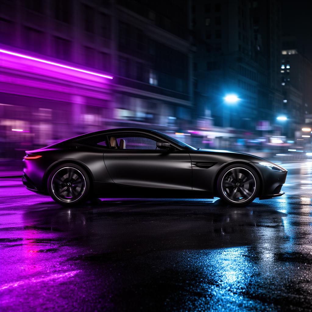 Édition Nocturne — publicité Automobile générée par IA