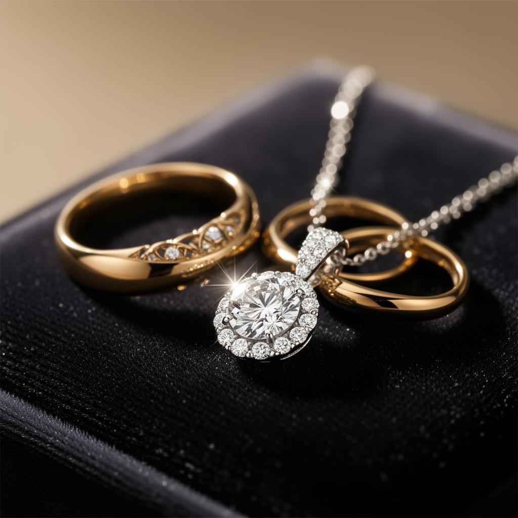 Collection Éclat — publicité Bijoux générée par IA