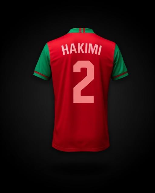 Maillot Hakimi · Maroc