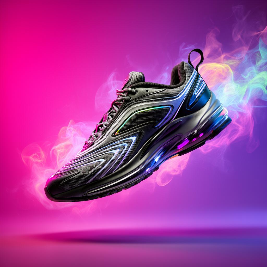 Publicité sneaker générée par IA